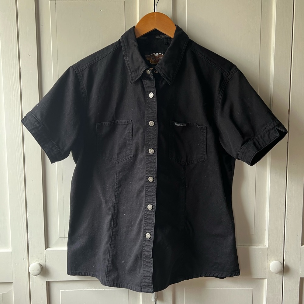 HARLEY DAVIDSON SHORT SLEEVE BUTTON UP